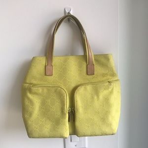 Authentic Gucci Chartreuse Handbag